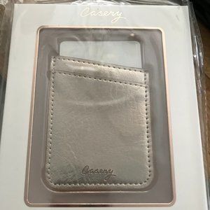 Casery Leather Rose Gold Pocket Sticker